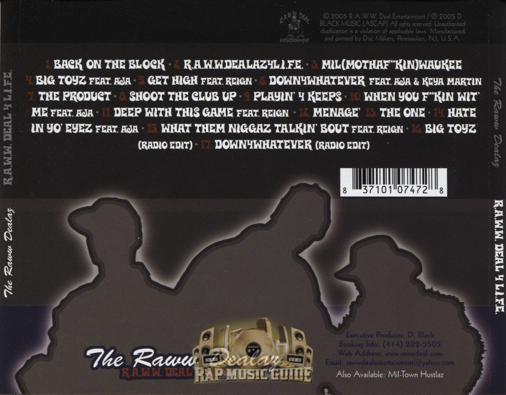 The Raww Dealaz - R.A.W.W. Deal 4 L.I.F.E.: CD | Rap Music Guide